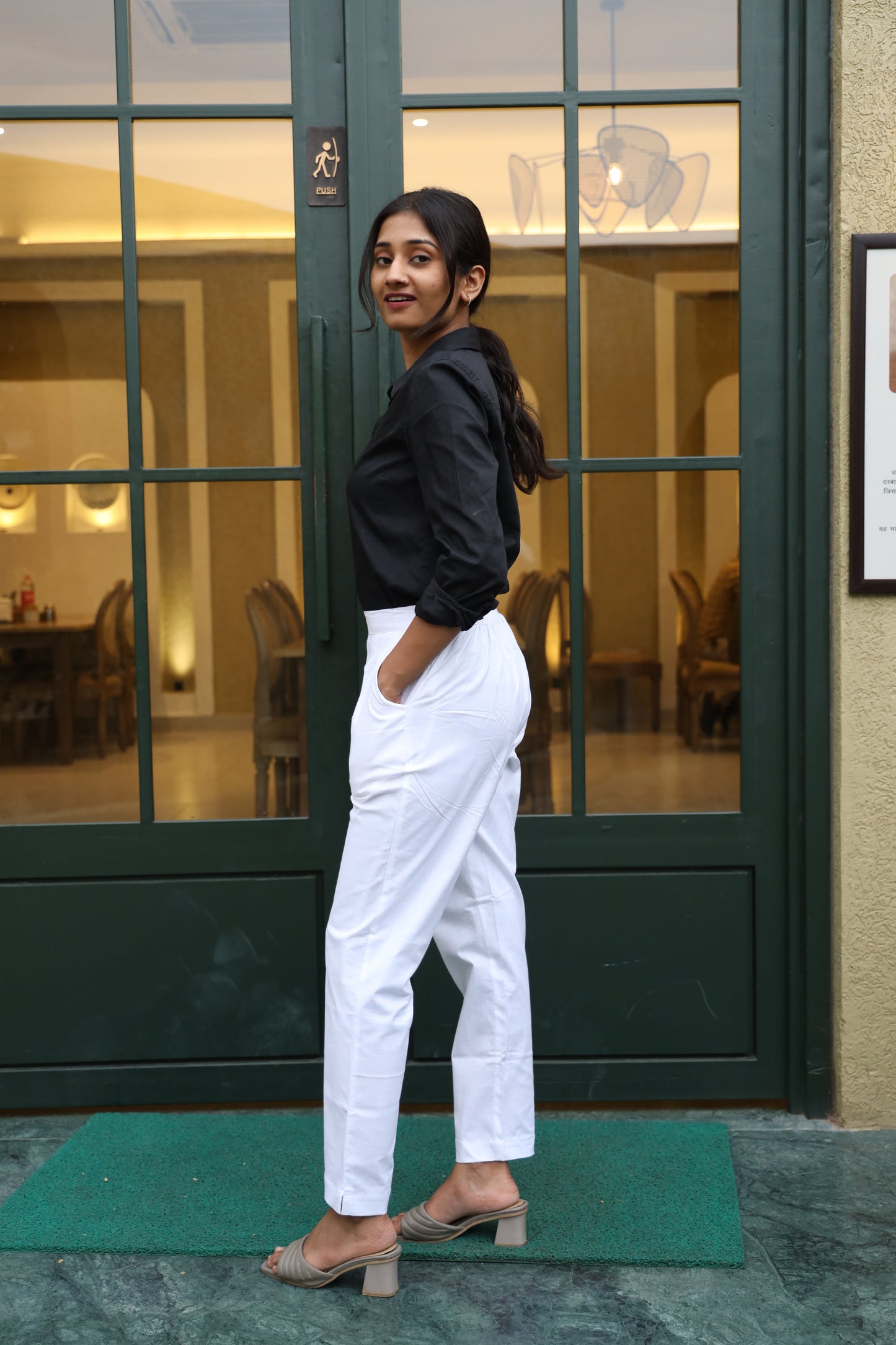 White Office Formal Pants