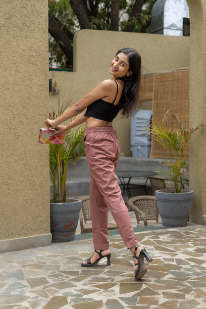 Light Pink Cotton Pant