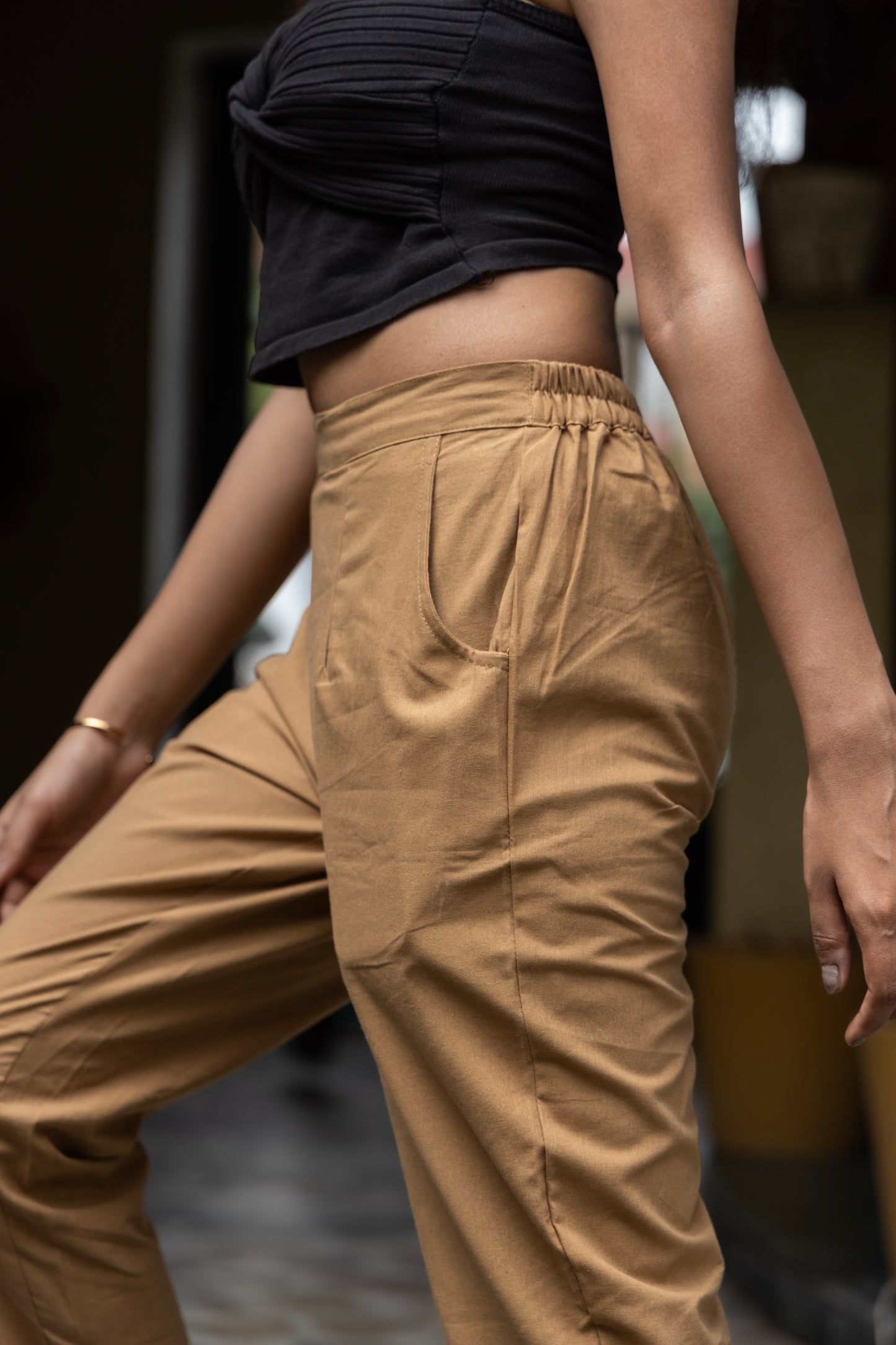 Wheat Cotton Pants