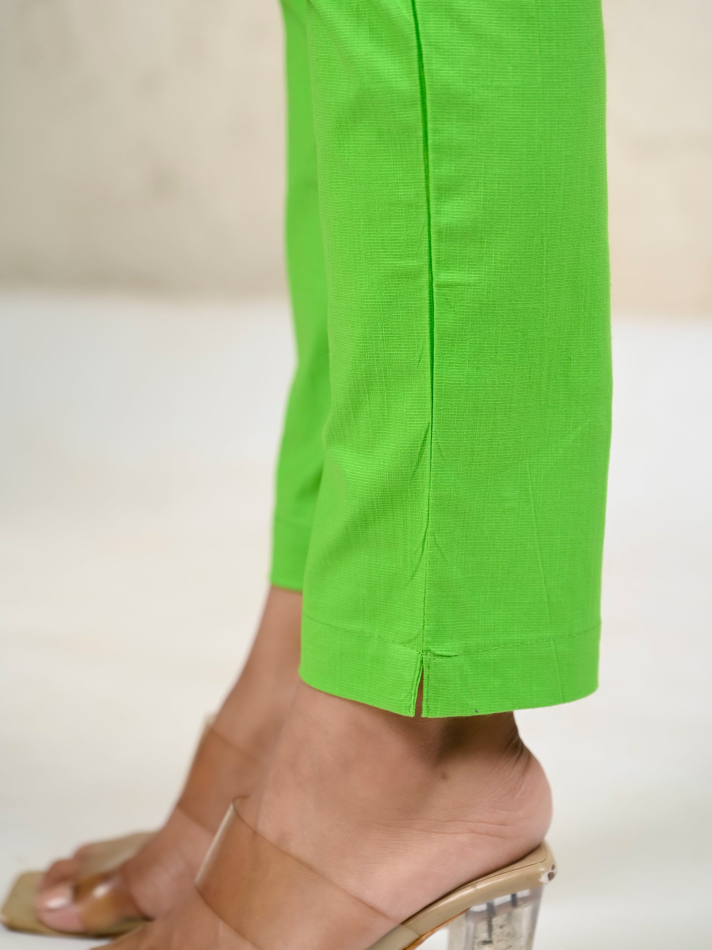 Green Office Formal Pants