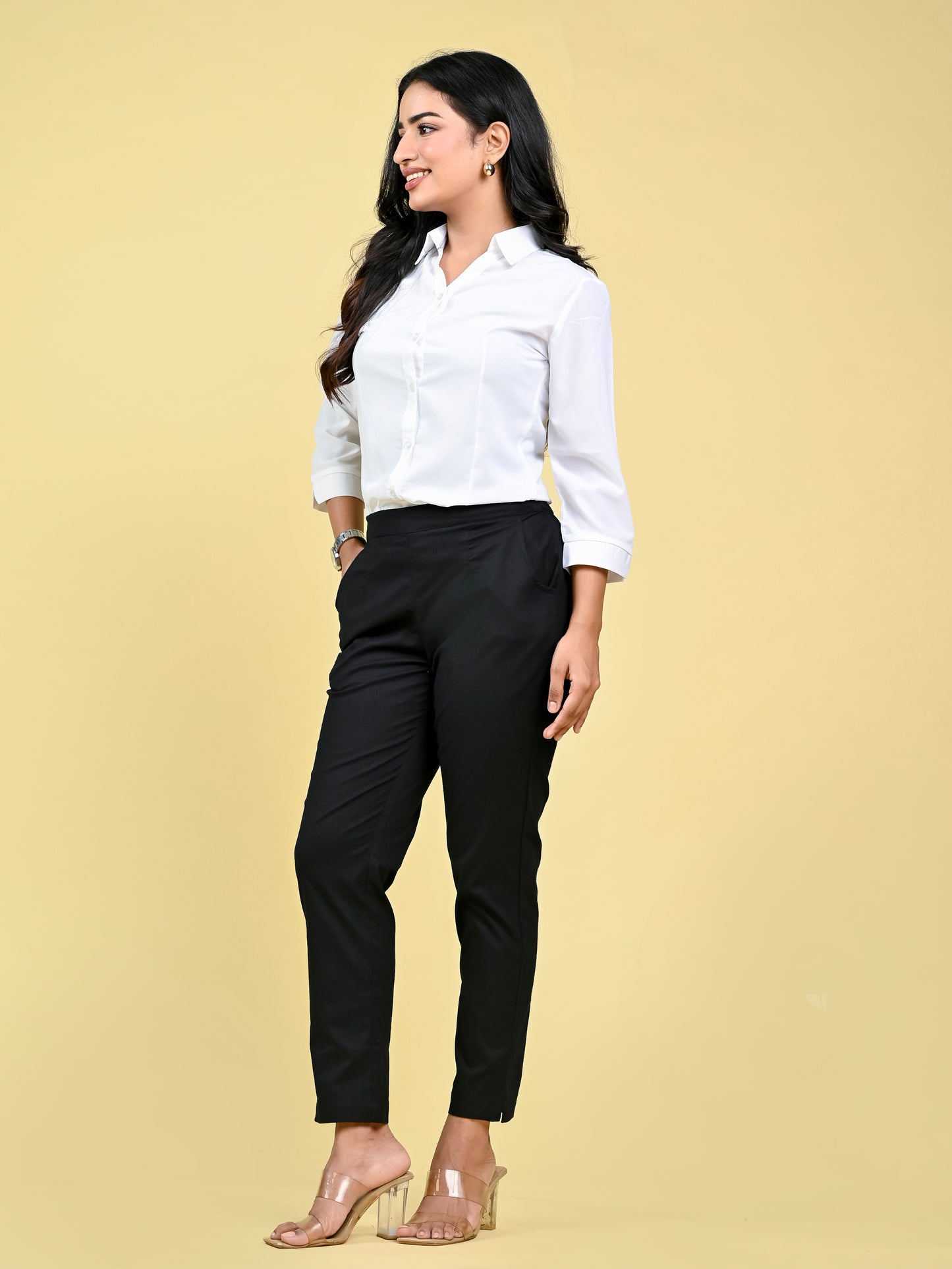 Black Office Formal Pants