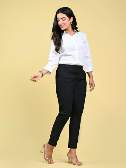 Black Office Formal Pants