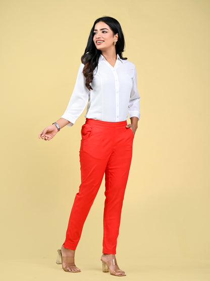 Vermillion Office Formal Pants