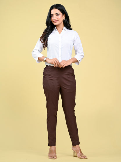 Charcoal Office Formal Pants