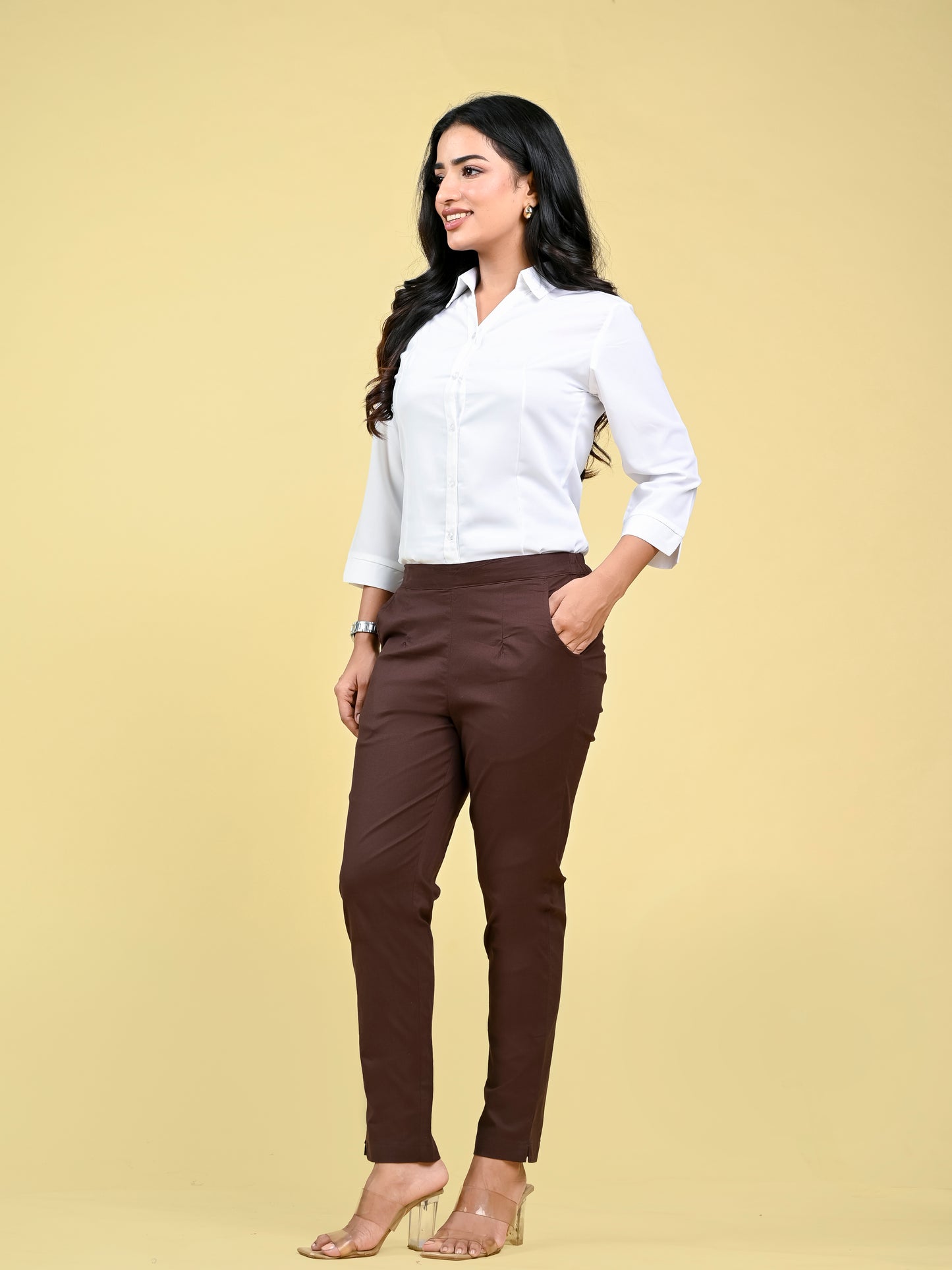 Charcoal Office Formal Pants