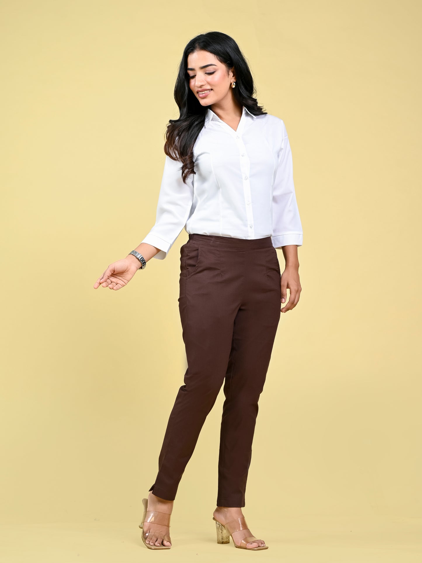 Charcoal Office Formal Pants