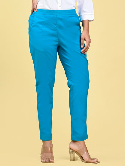 SkyBlue Office Formal Pants