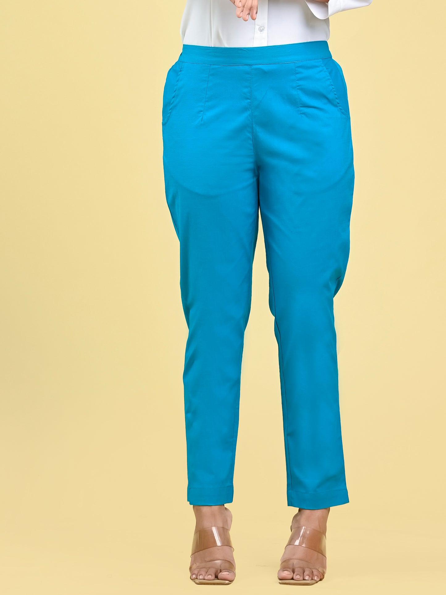 SkyBlue Office Formal Pants