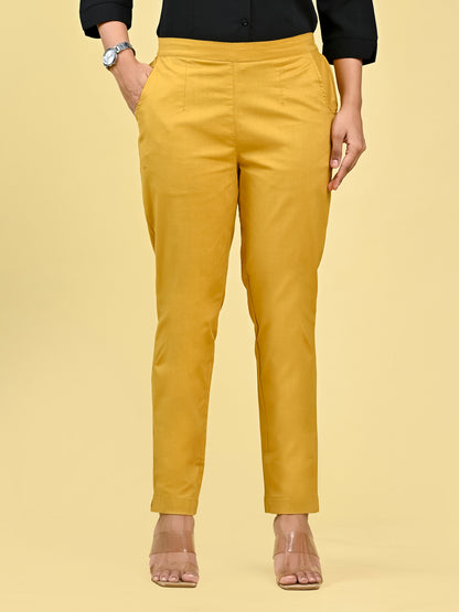 Wheat Office Formal Pants