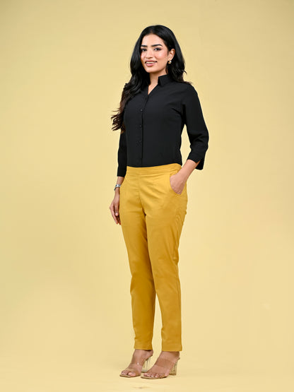 Wheat Office Formal Pants