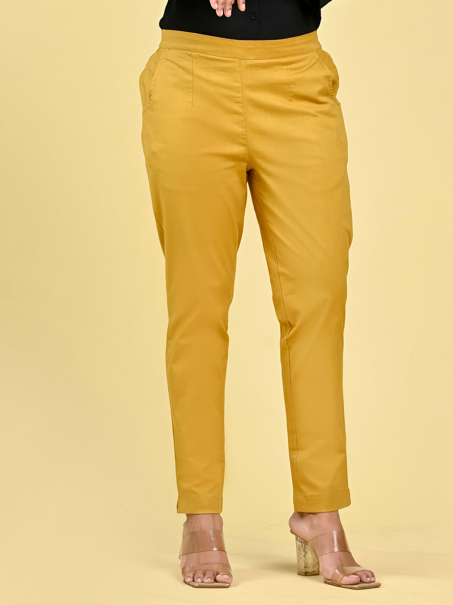 Wheat Office Formal Pants