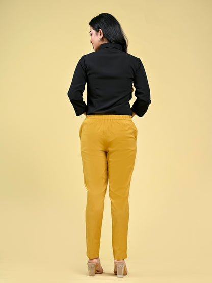 Wheat Office Formal Pants