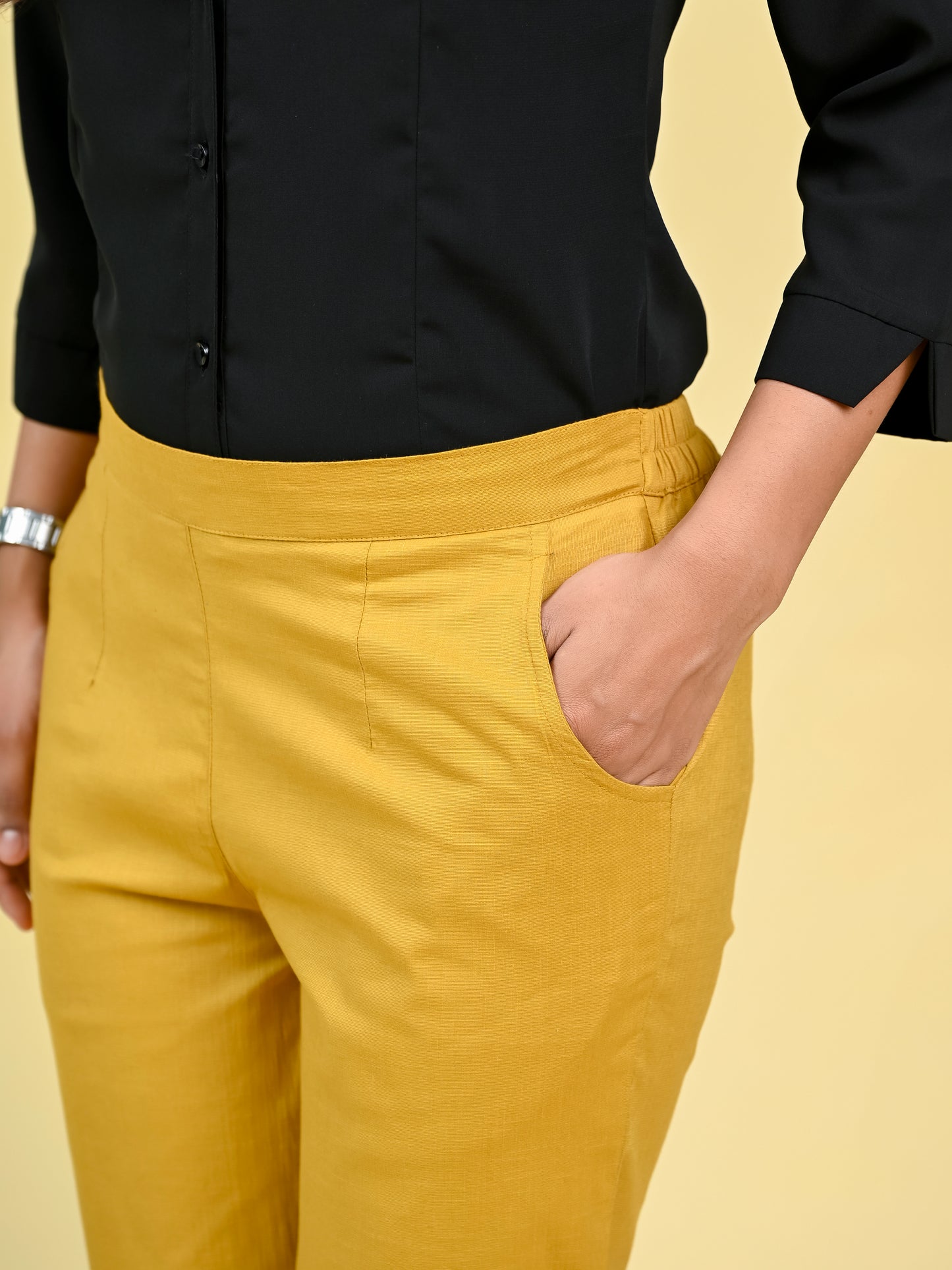 Wheat Office Formal Pants